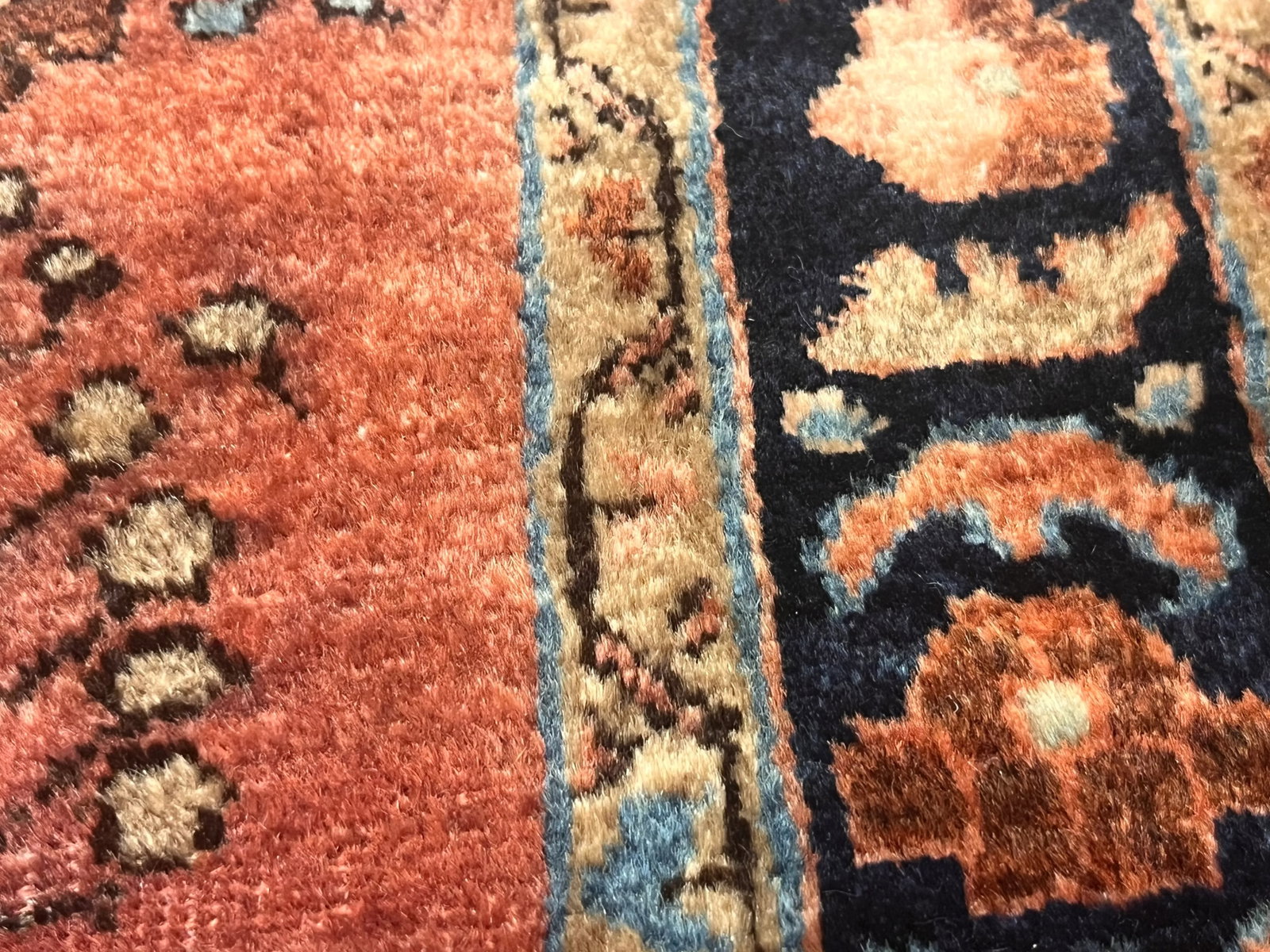 Antique Persian Sarouk Rug 2'8" X 5'0" - 5