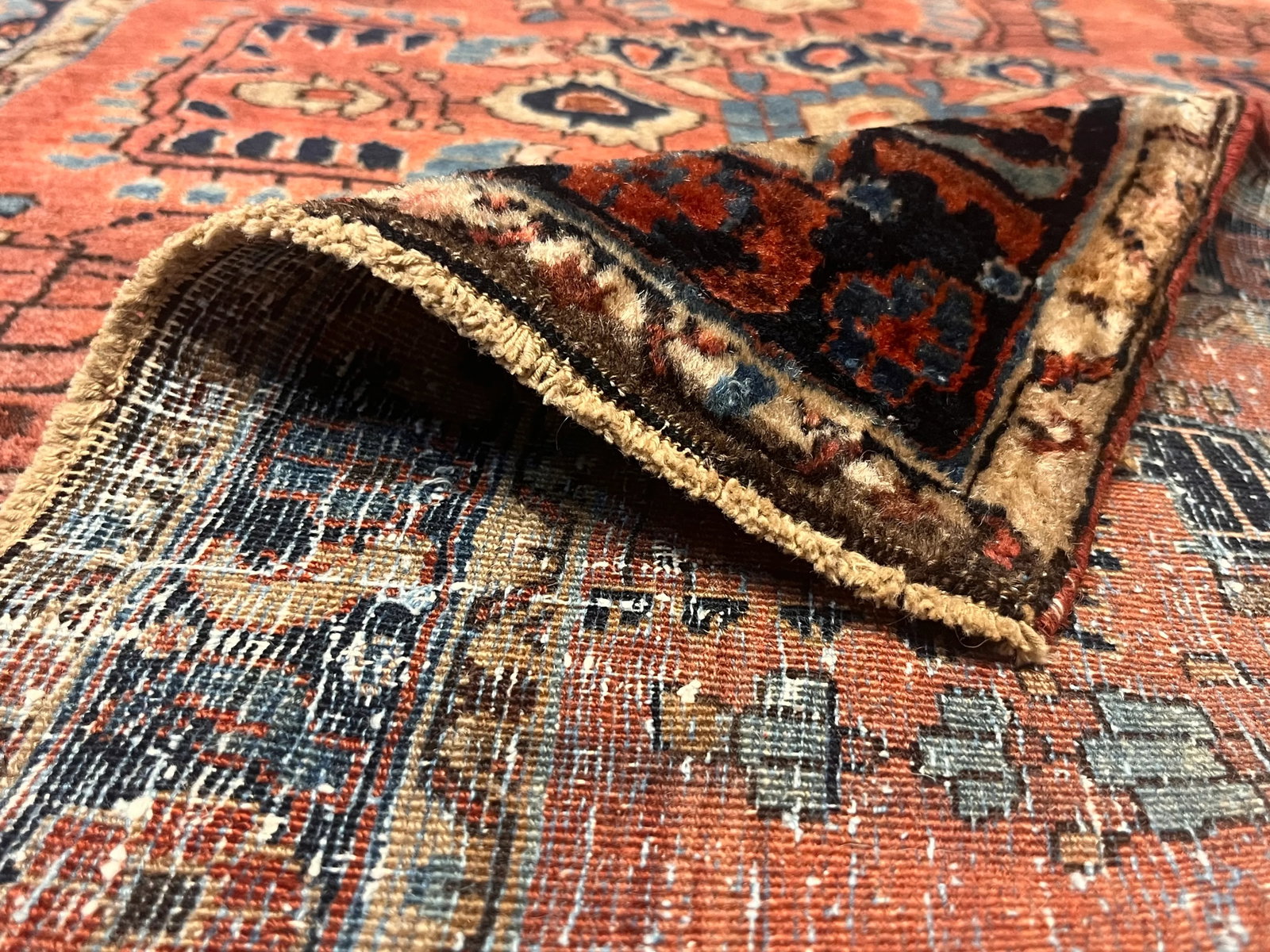 Antique Persian Sarouk Rug 2'8" X 5'0" - 8