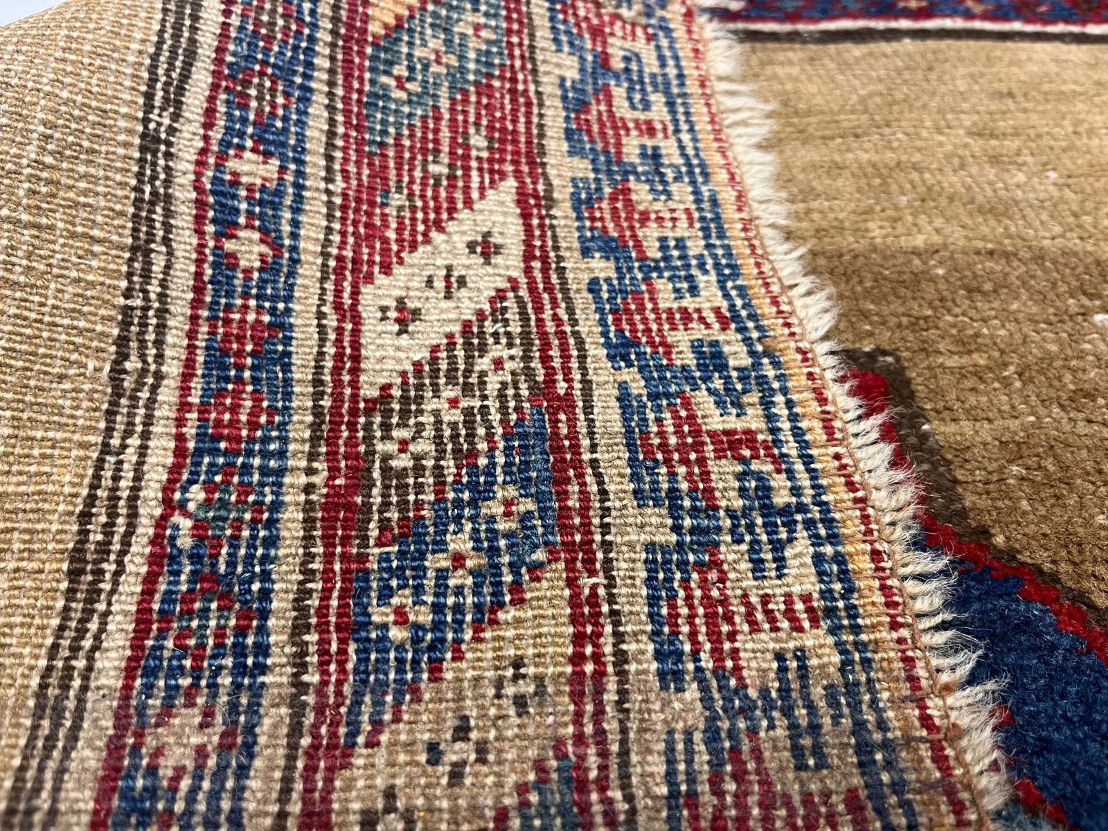 Fine Antique Kuba Rug 3'11" X 6'4" - 7
