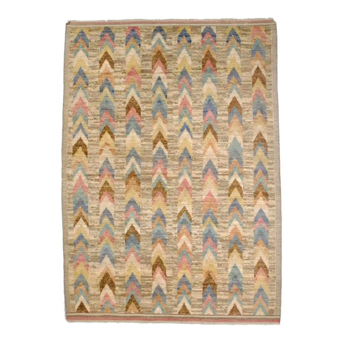 Fine Vintage Swedish Designer Rug 5'1" X 7'3" (1 of 5)