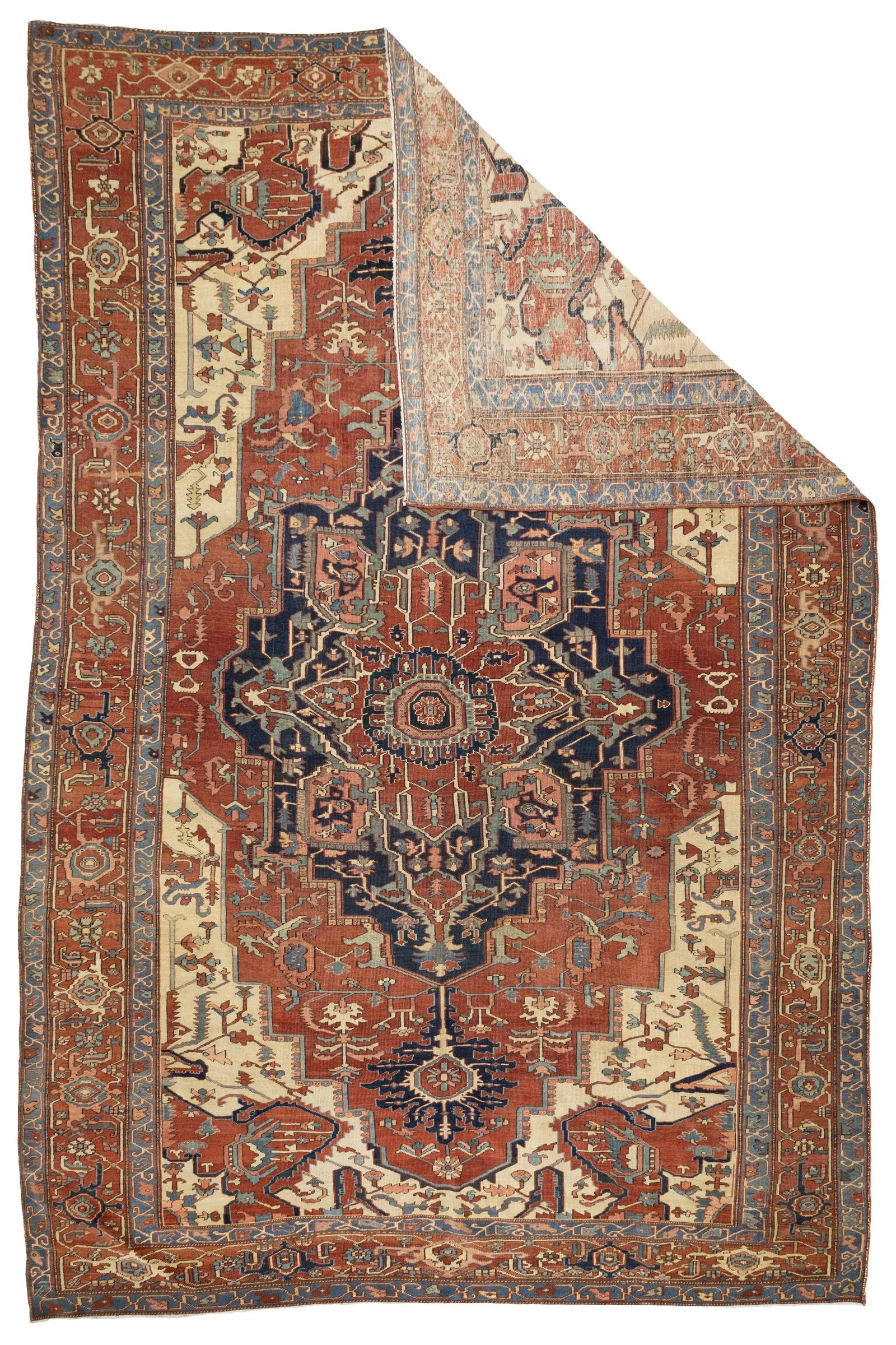 Fine Antique Persian Serapi Rug 10'2" X 15'0" - 2