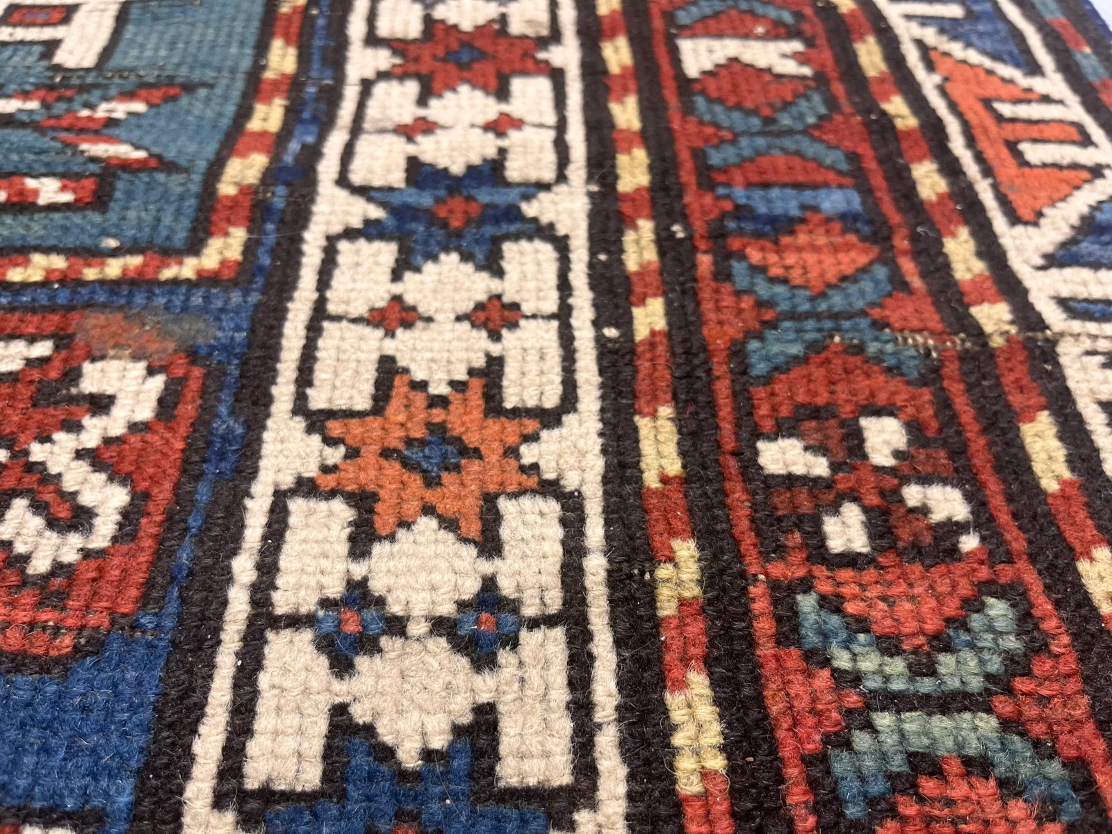Antique Caucasian Kazak Rug 3'6" X 5'8" - 4