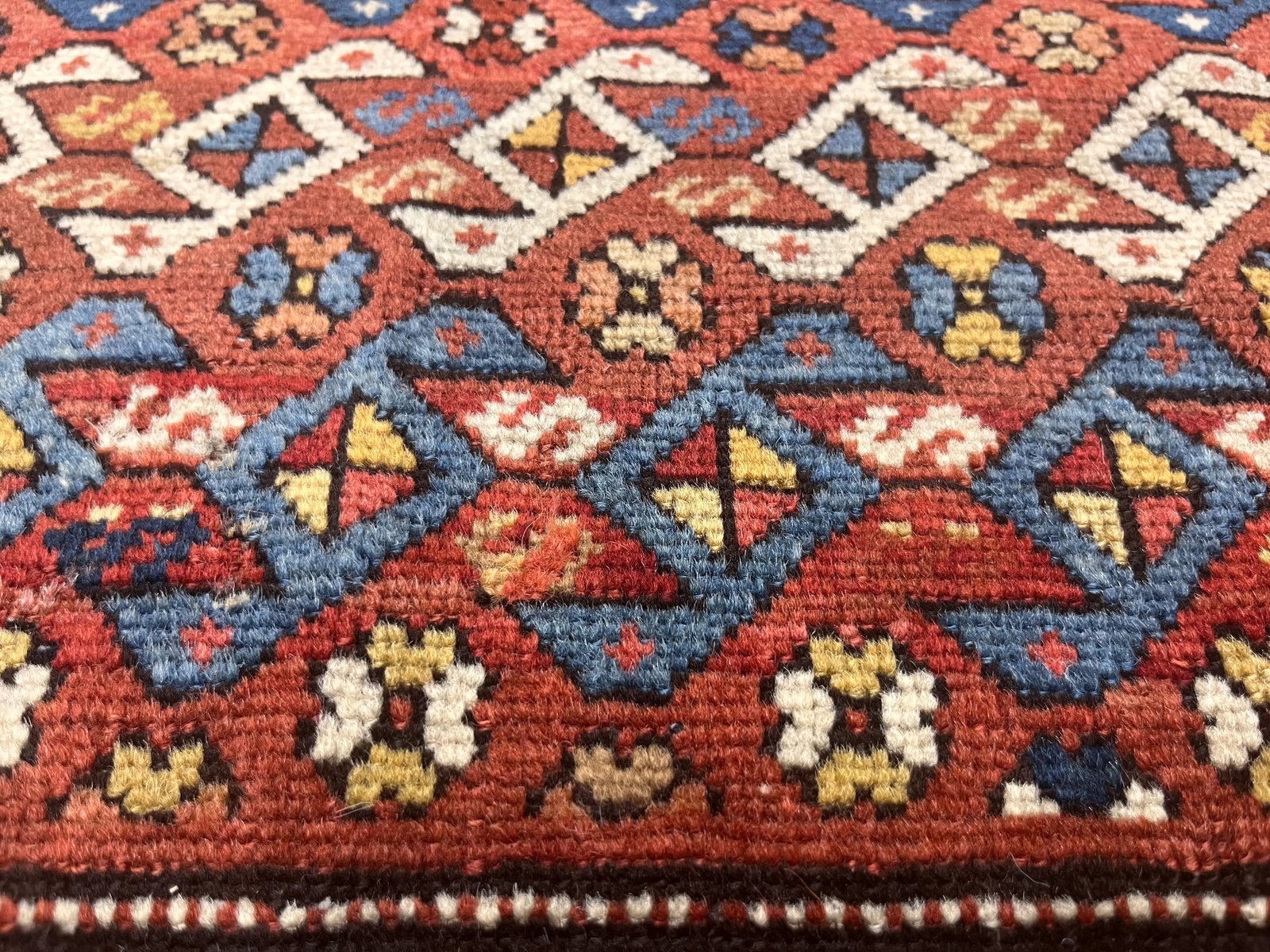 Antique Caucasian Kuba Rug 3'11" X 5'8" - 3
