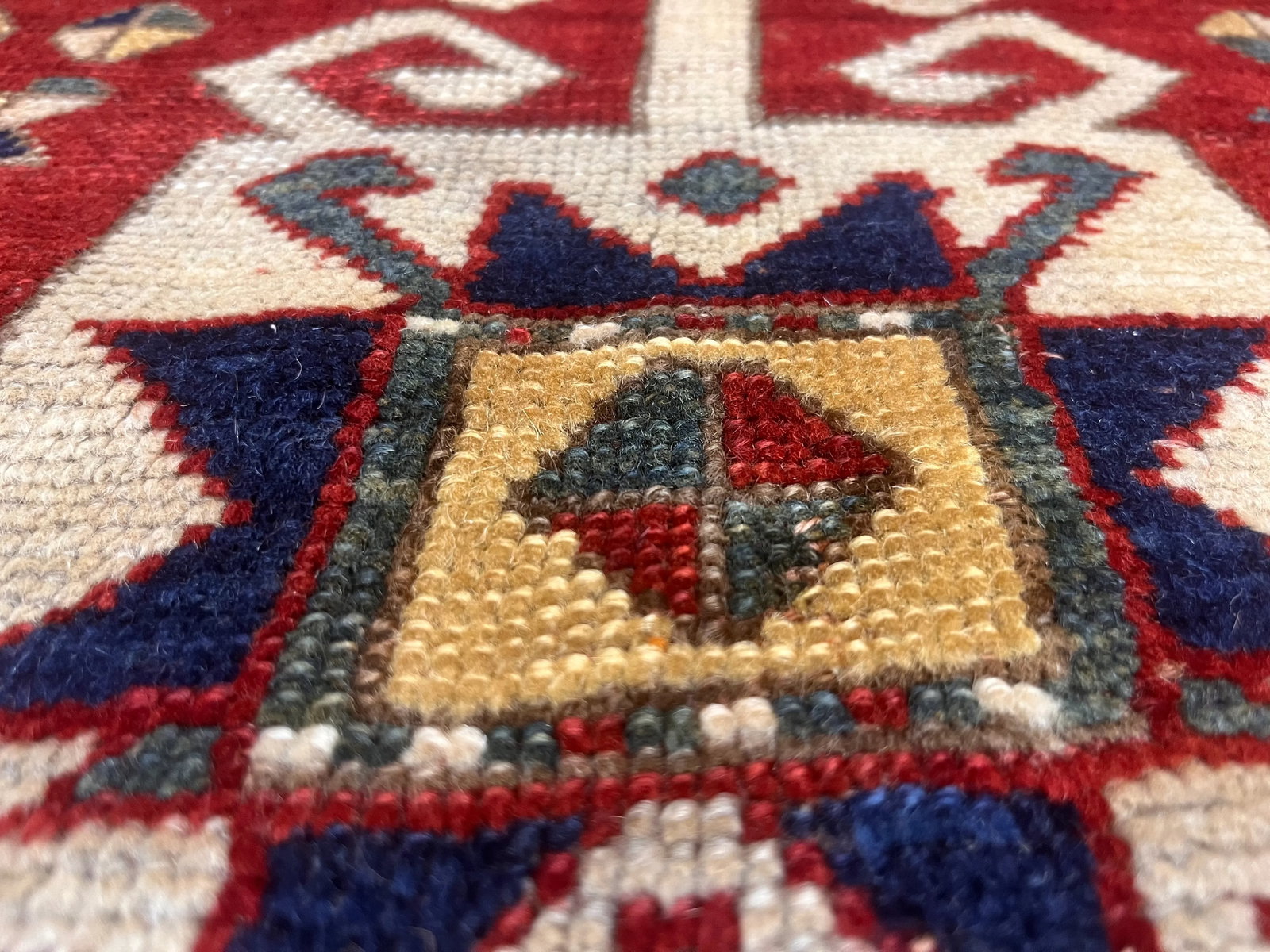 Antique Caucasian Kazak Rug 5'1" X 7'4" - 3