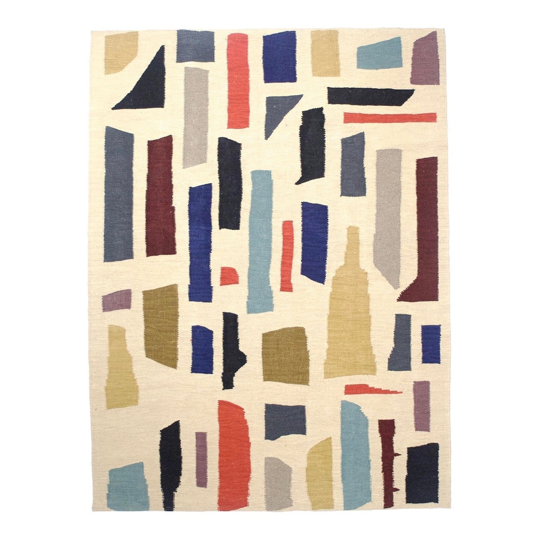 Vintage Scandinavian Kilim Rug 5'4" X 7'2" (1 of 8)