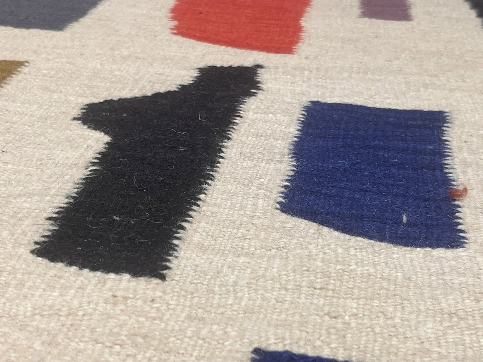 Vintage Scandinavian Kilim Rug 5'4" X 7'2" - 6