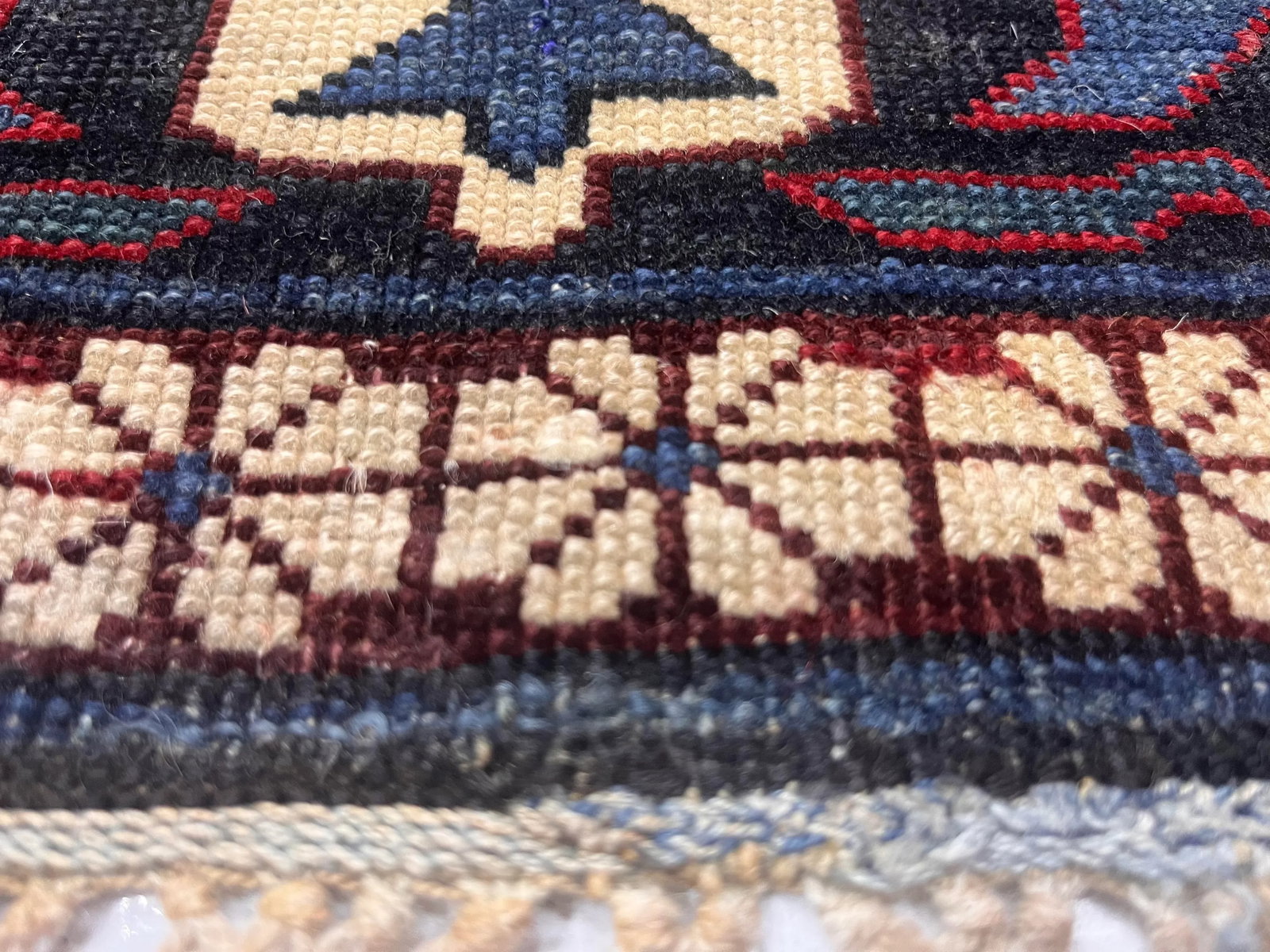 Antique Caucasian Kuba Rug 2'10" X 3'10" - 3