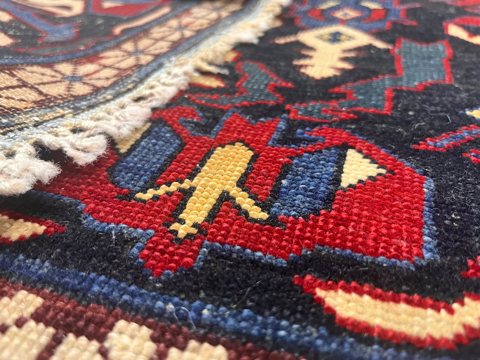 Antique Caucasian Kuba Rug 2'10" X 3'10" - 5