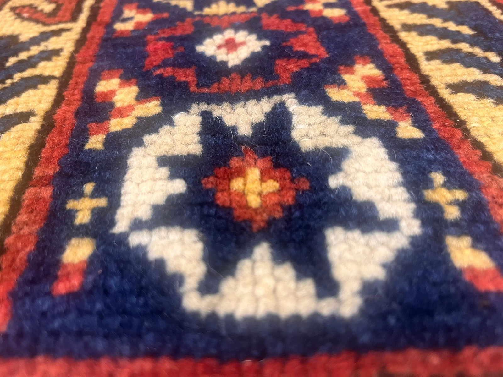 Antique Caucasian Kuba Rug 4'6" X 10'1" - 4