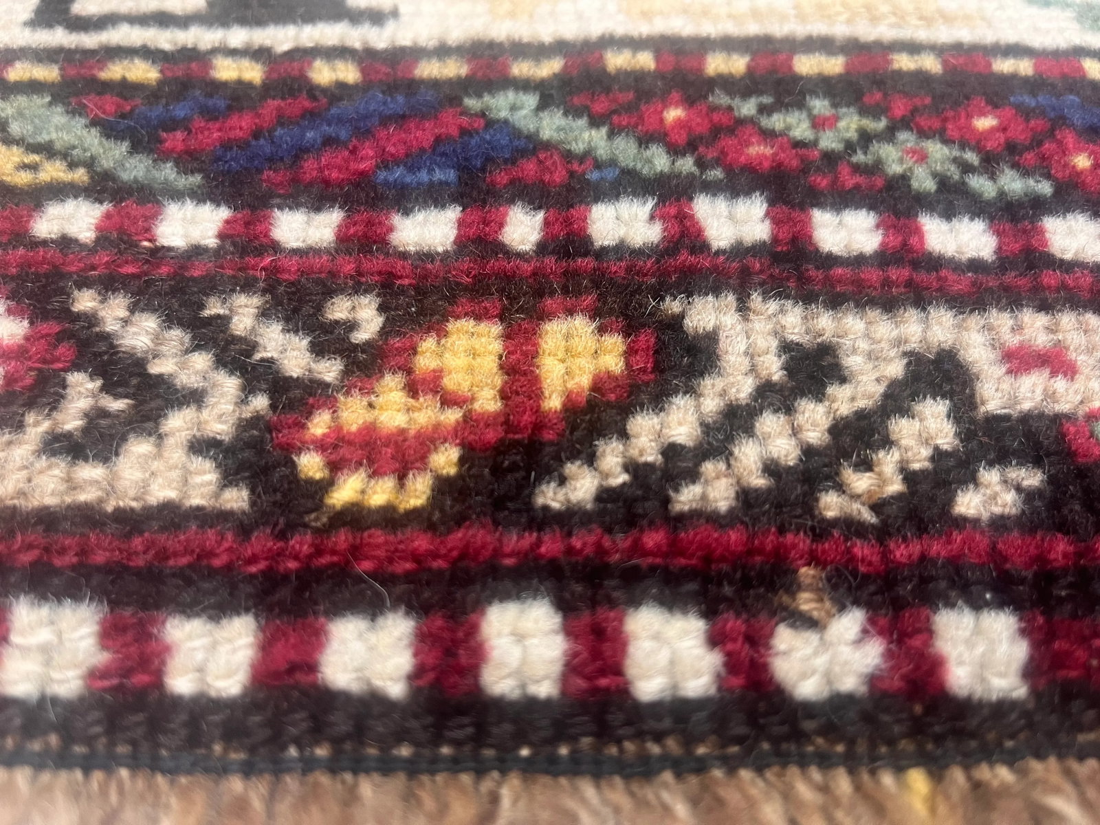 Antique Caucasian Kuba Rug 4'6" X 10'1" - 8