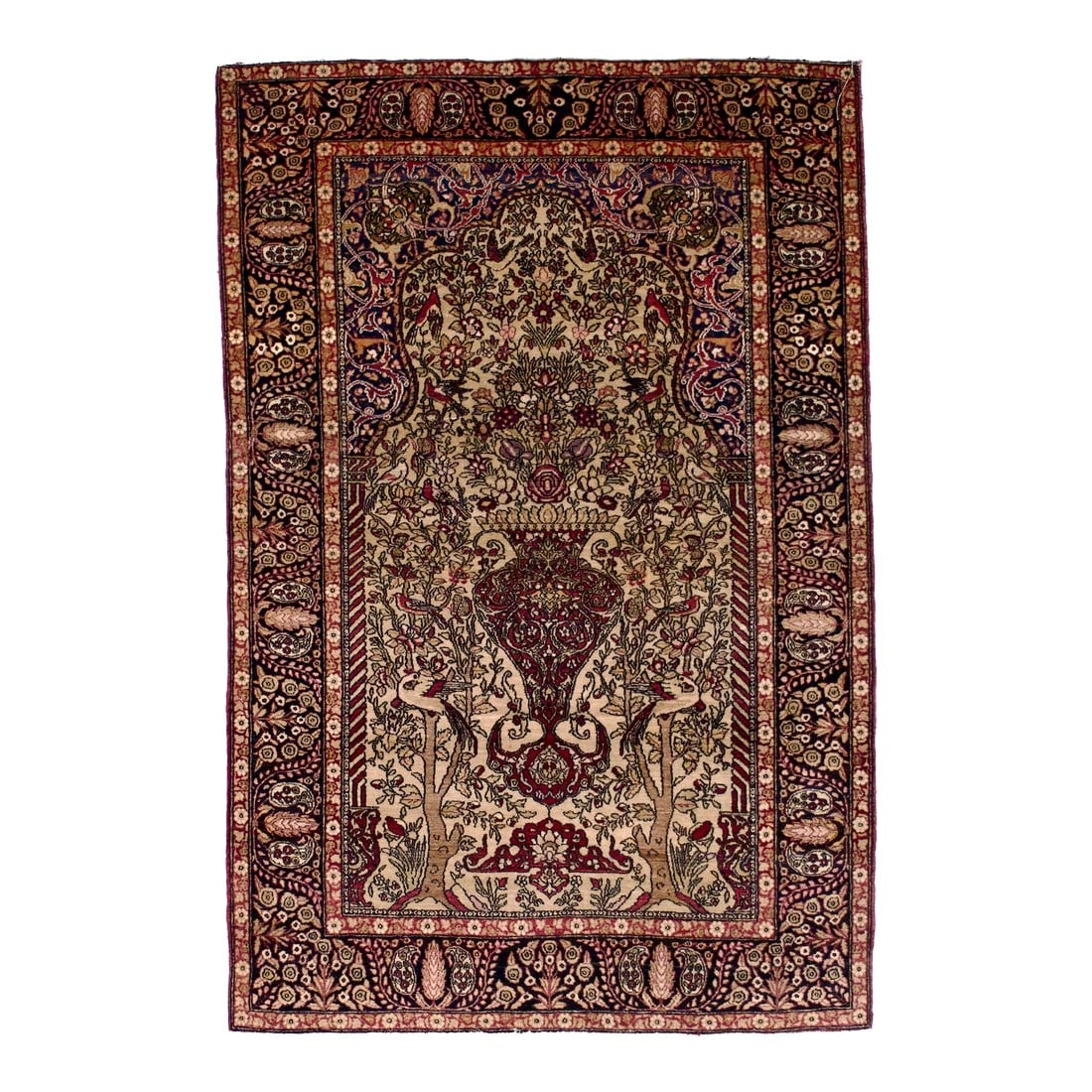 Antique Persian Tehran Rug 4'8" X 7'0" (1 of 6)