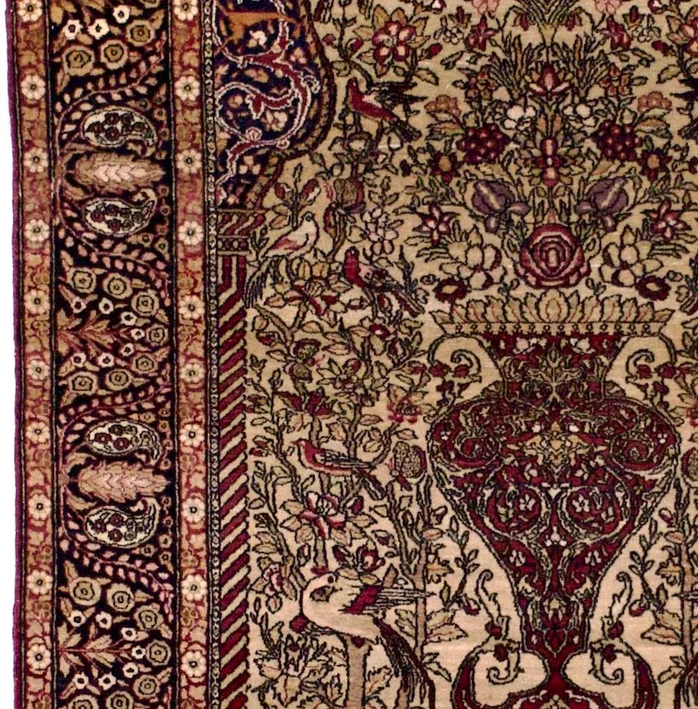 Antique Persian Tehran Rug 4'8" X 7'0" - 6