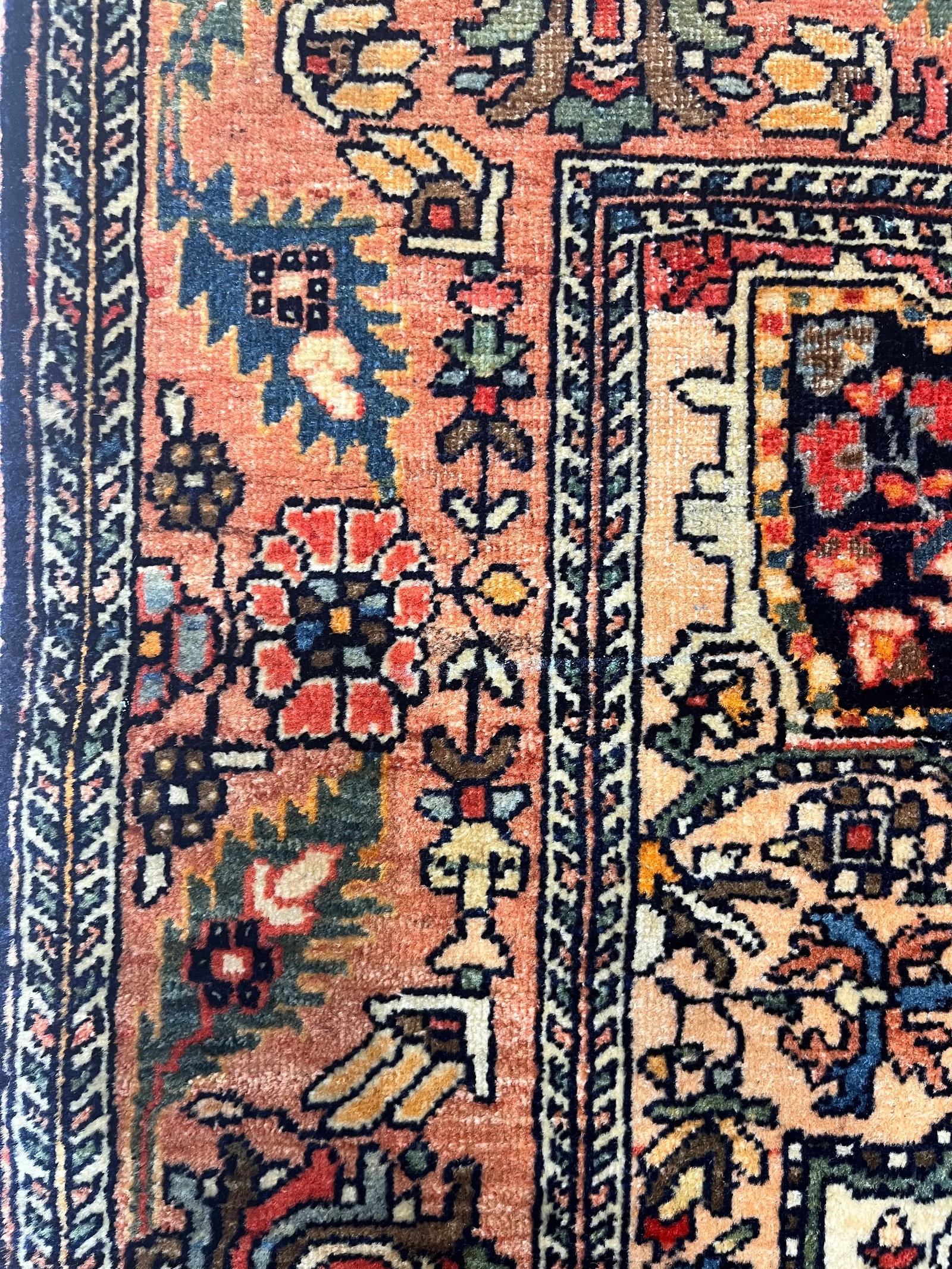 Antique Persian Farahan Sarouk Rug 3'3" X 4'10" - 3
