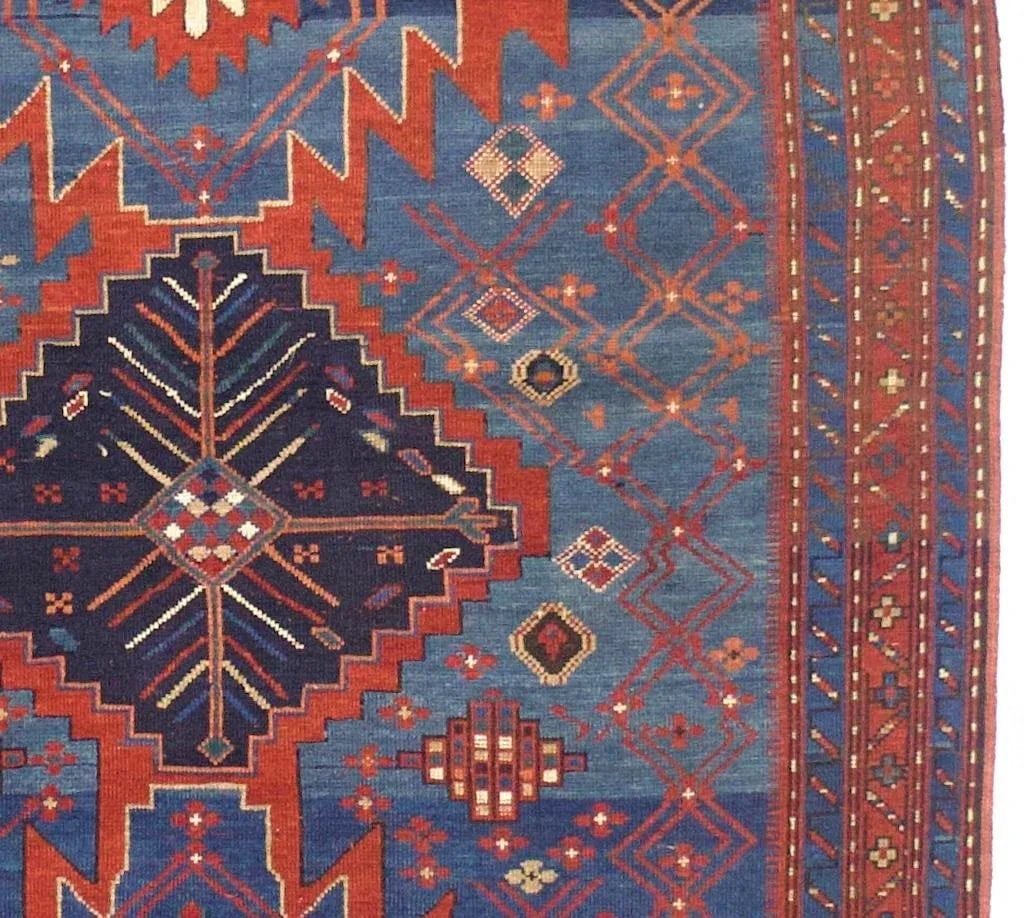 Antique Caucasian Kazak Rug 4'9" X 7'2" - 5