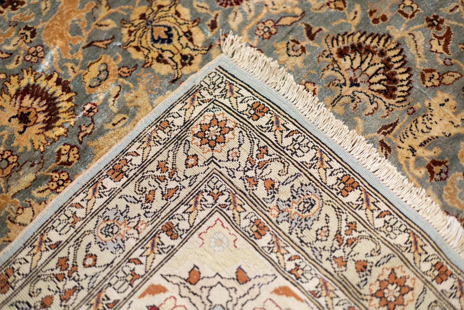 Antique Turkish Hereke Rug 6'10" X 10'0" - 11