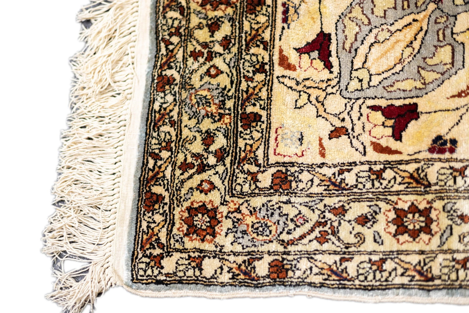 Antique Turkish Hereke Rug 6'10" X 10'0" - 5
