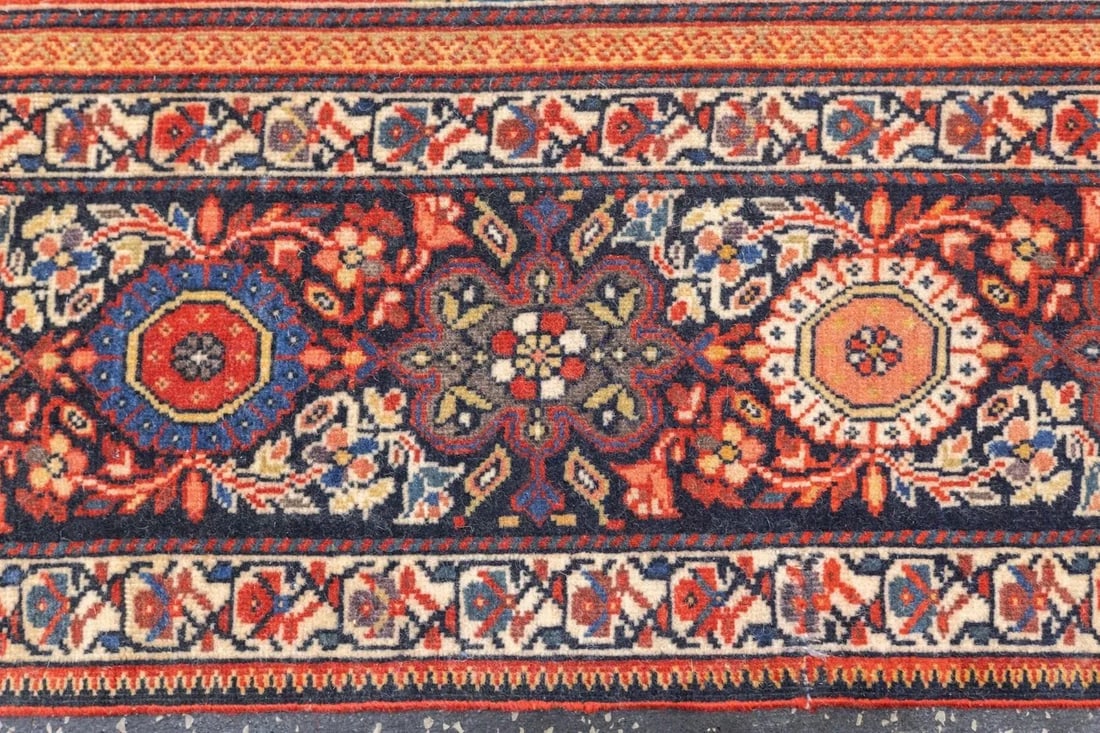 Antique Persian Farahan Sarouk Rug 4'2" X 6'3" - 6