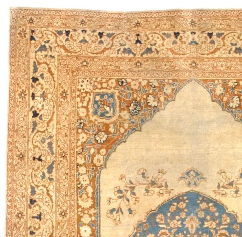 Antique Persian Haji Jalili Tabriz Rug 3'10" X 5'7" - 3