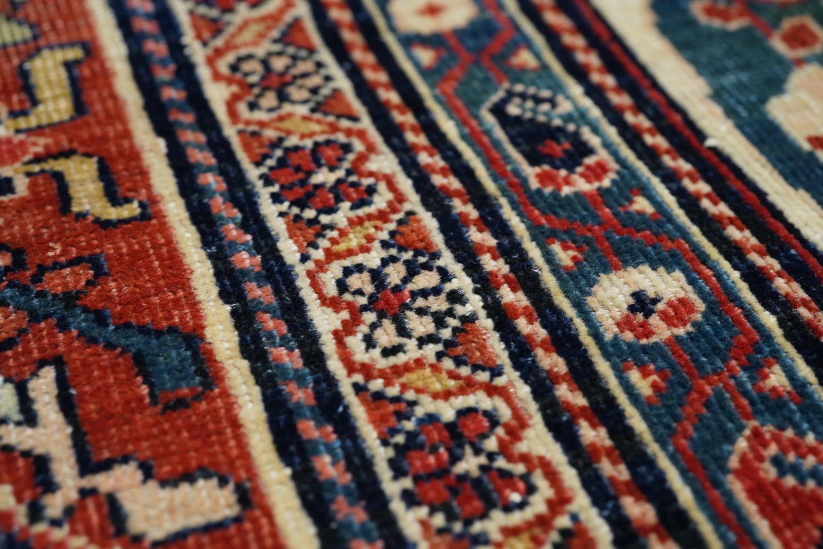 Antique Persian Farahan Sarouk Rug 9'0" X 12'3" - 6