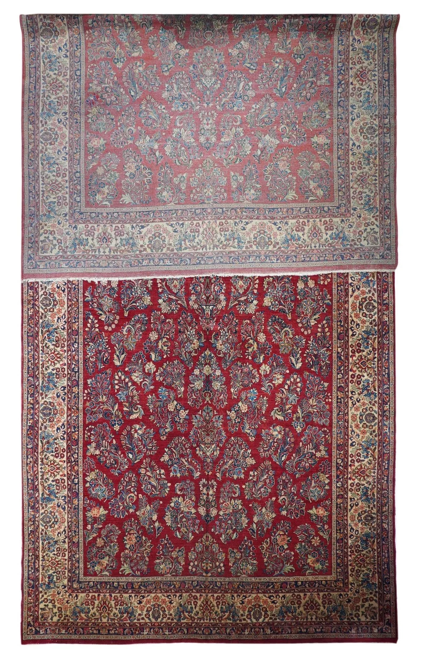 Vintage Persian Sarouk Area Rug 10'0'' X 23'5'' - 2