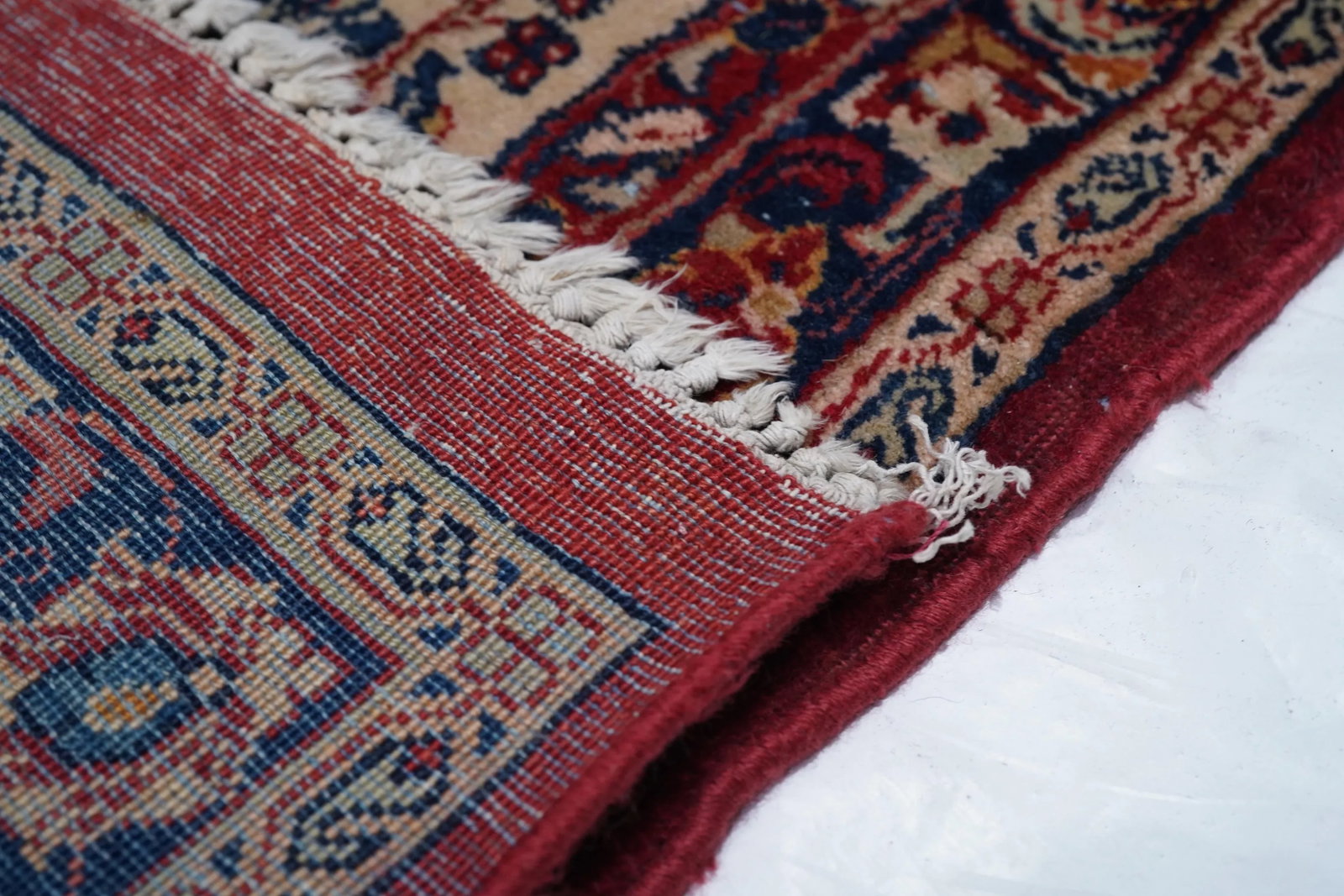 Vintage Persian Sarouk Area Rug 10'0'' X 23'5'' - 7