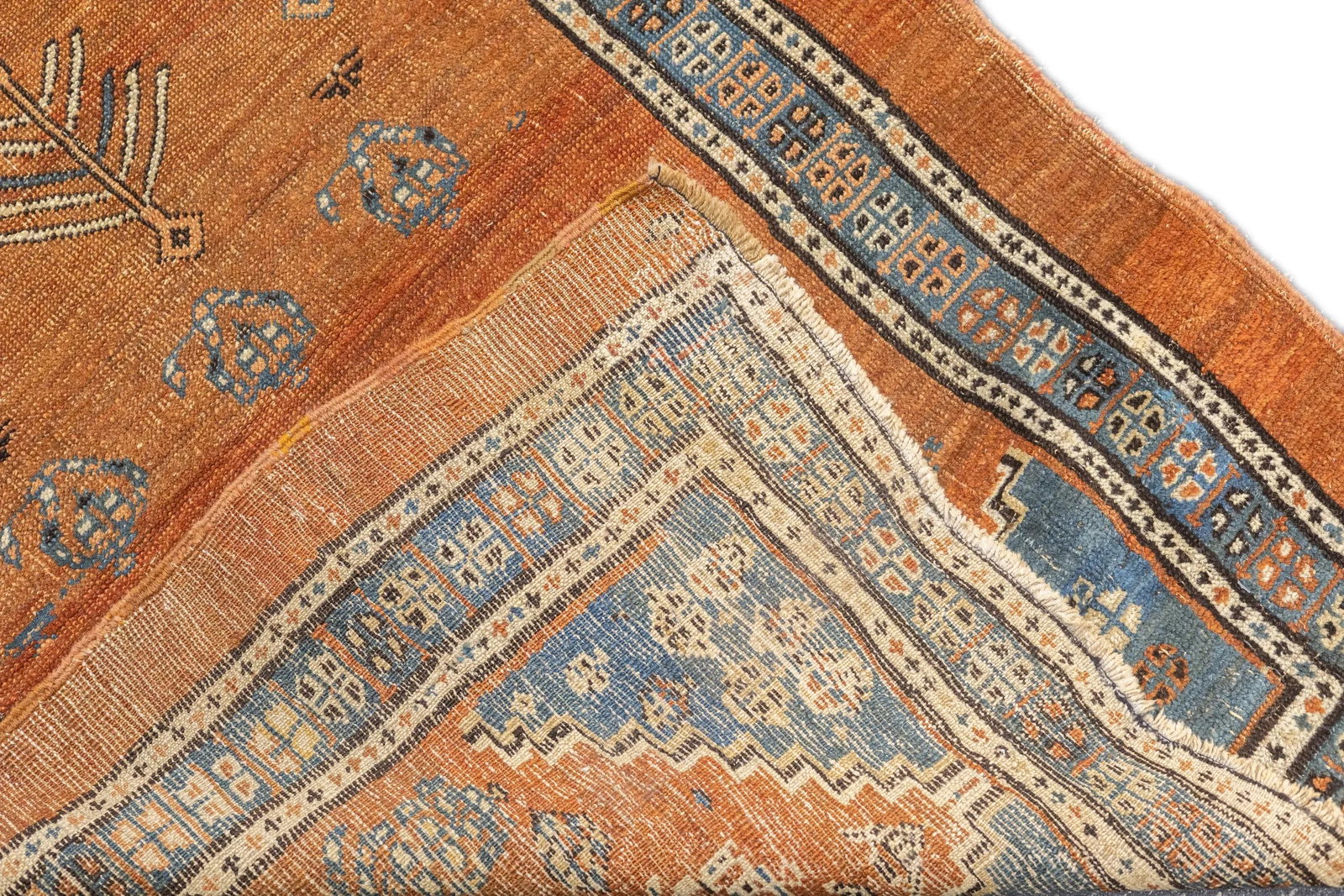 Antique Persian Bakhshayesh Rug 3'0" X 4'5'' - 10