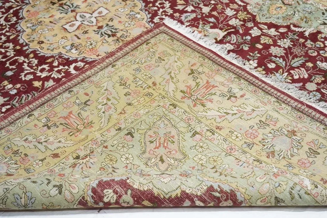 Vintage Persian Tabriz Rug 9'9" X 13'10" - 10