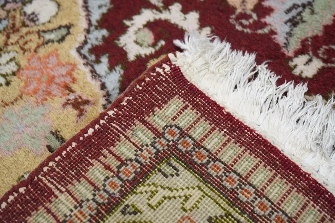 Vintage Persian Tabriz Rug 9'9" X 13'10" - 7