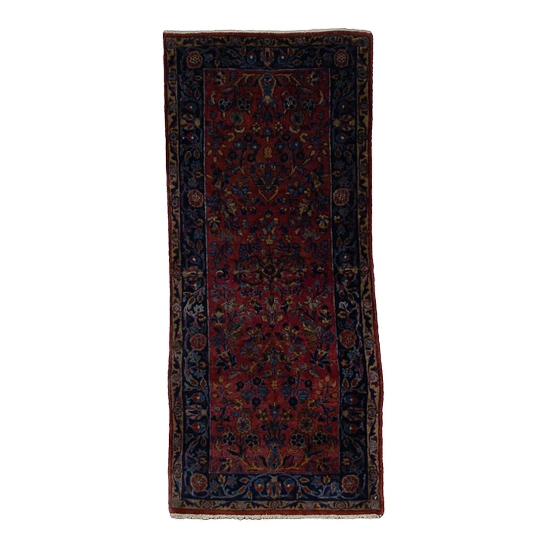 Antique Mohajeran Sarouk Rug 2'0" X 4'9" (1 of 6)