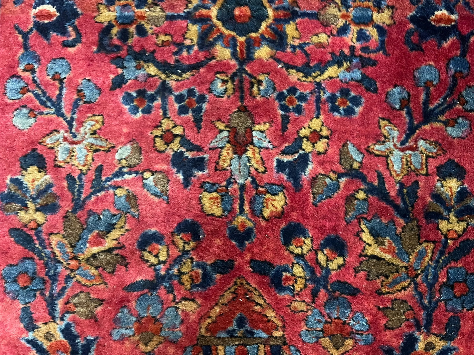 Antique Mohajeran Sarouk Rug 2'0" X 4'9" - 4