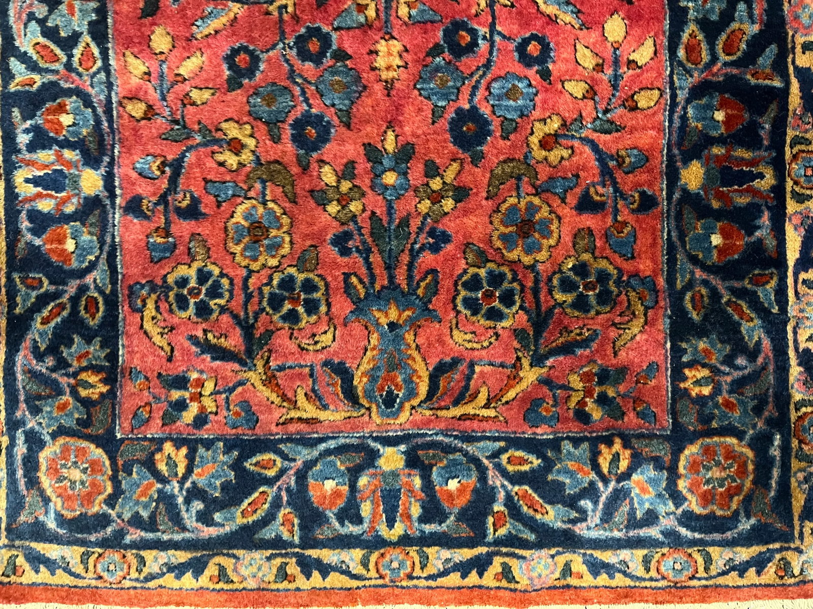 Antique Mohajeran Sarouk Rug 2'0" X 4'9" - 5