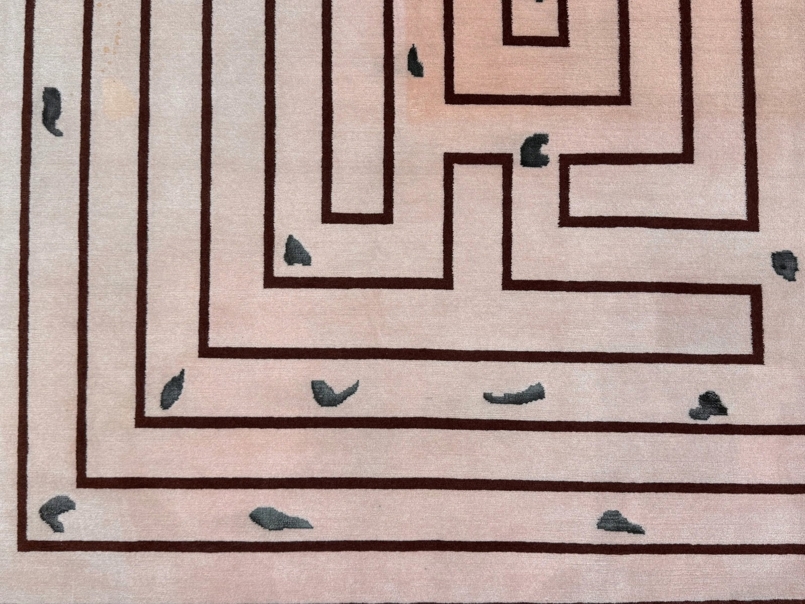 Mid 20th Century French Modern Rug 9'2" X 9'11" - 3