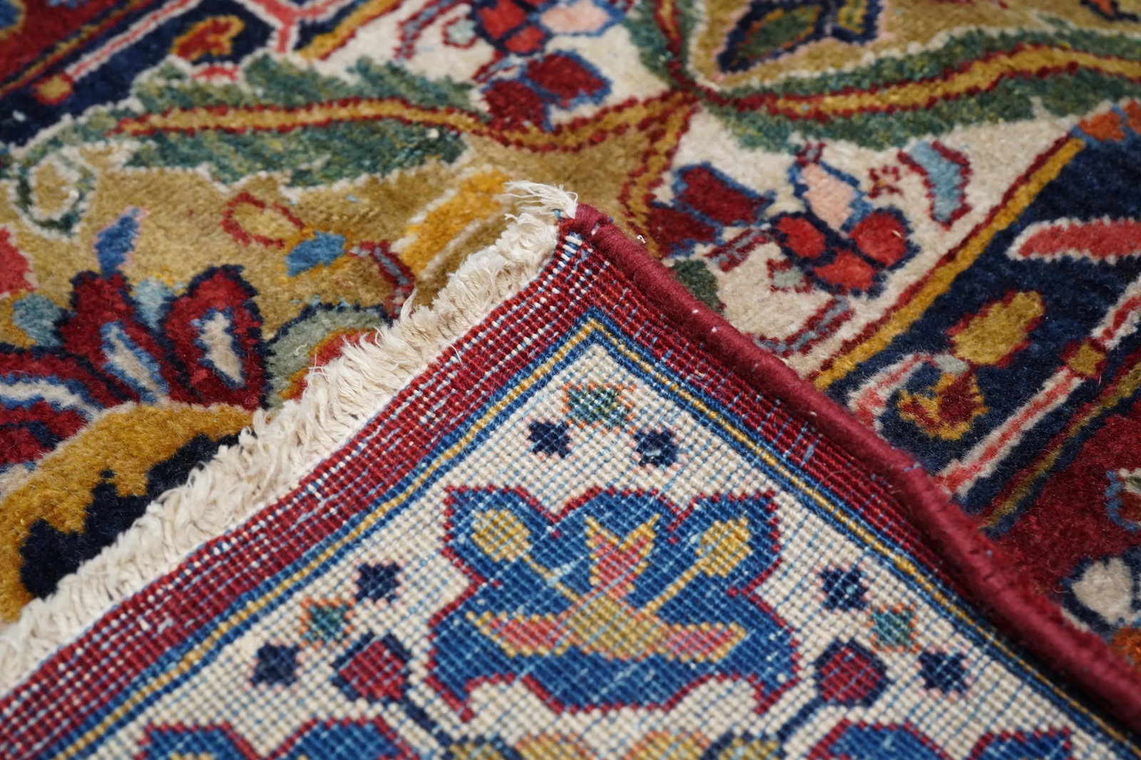 Vintage Persian Sarouk Rug 11'10" X 17'6" - 10