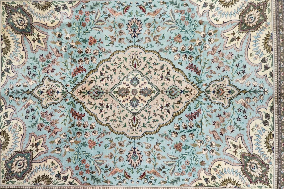 Vintage Persian Tabriz Rug 8'3'' X 10'8'' - 3