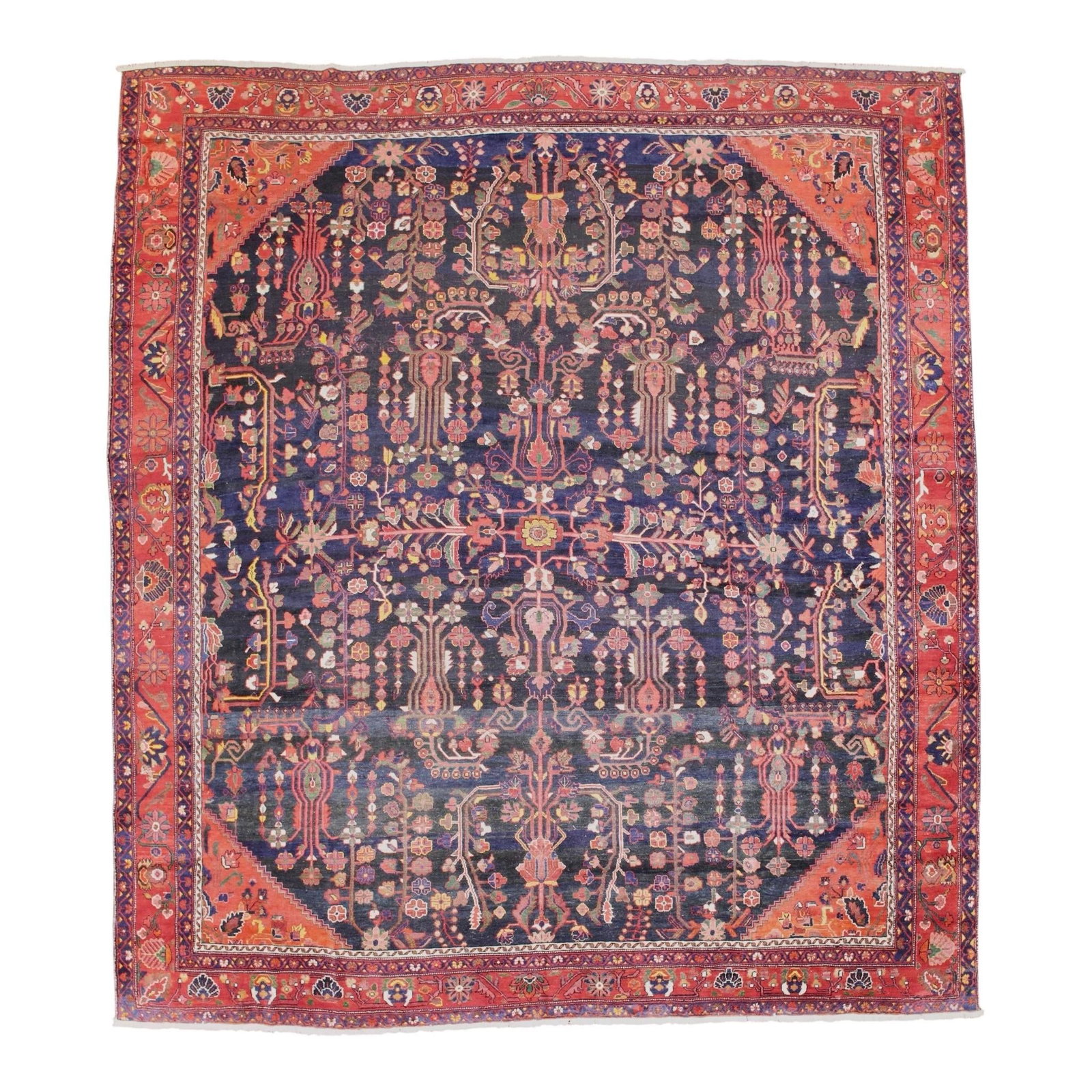 Vintage Bakhtiari Rug 12'6'' X 14'11'' - 3
