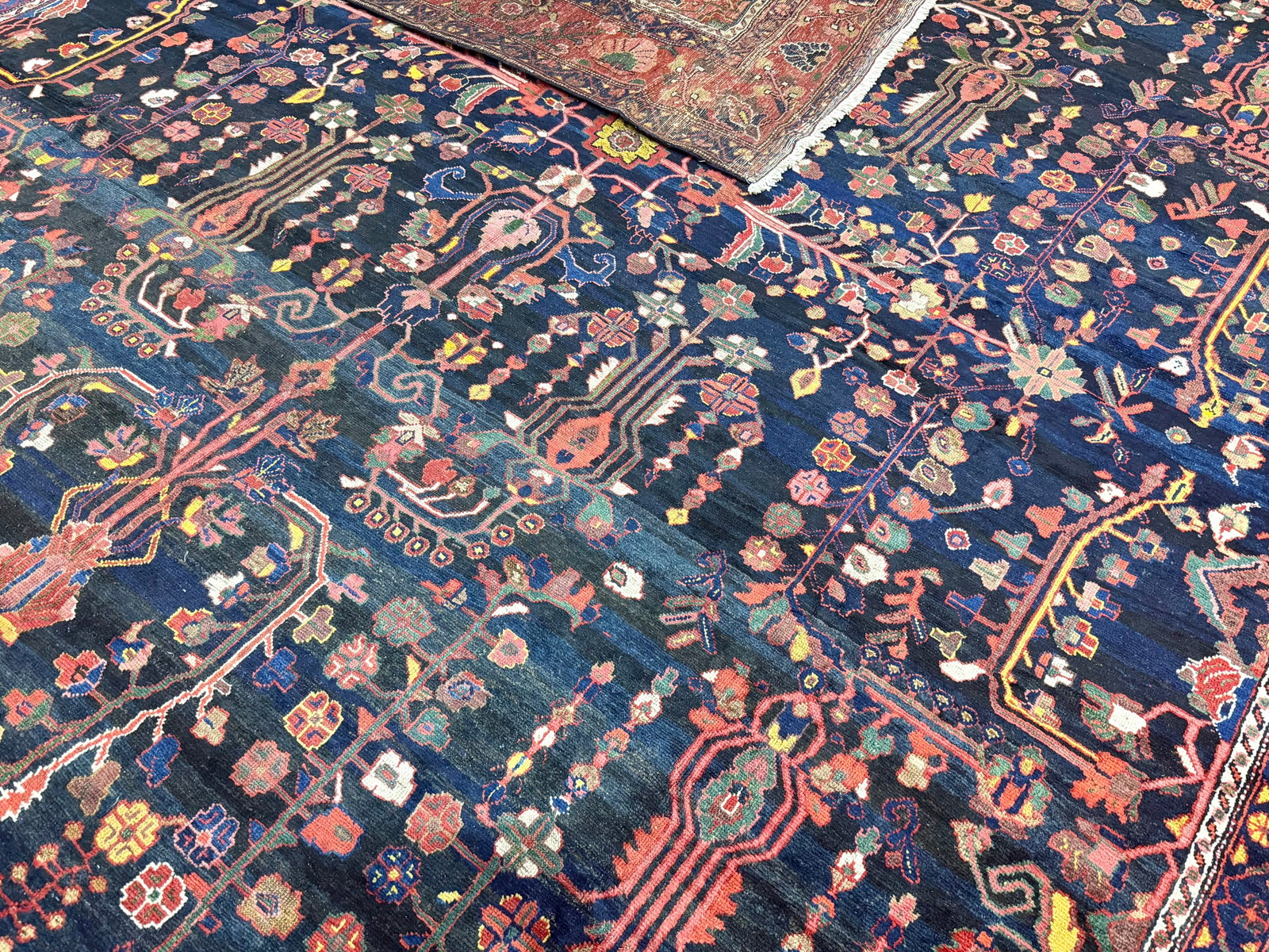 Vintage Bakhtiari Rug 12'6'' X 14'11'' - 6