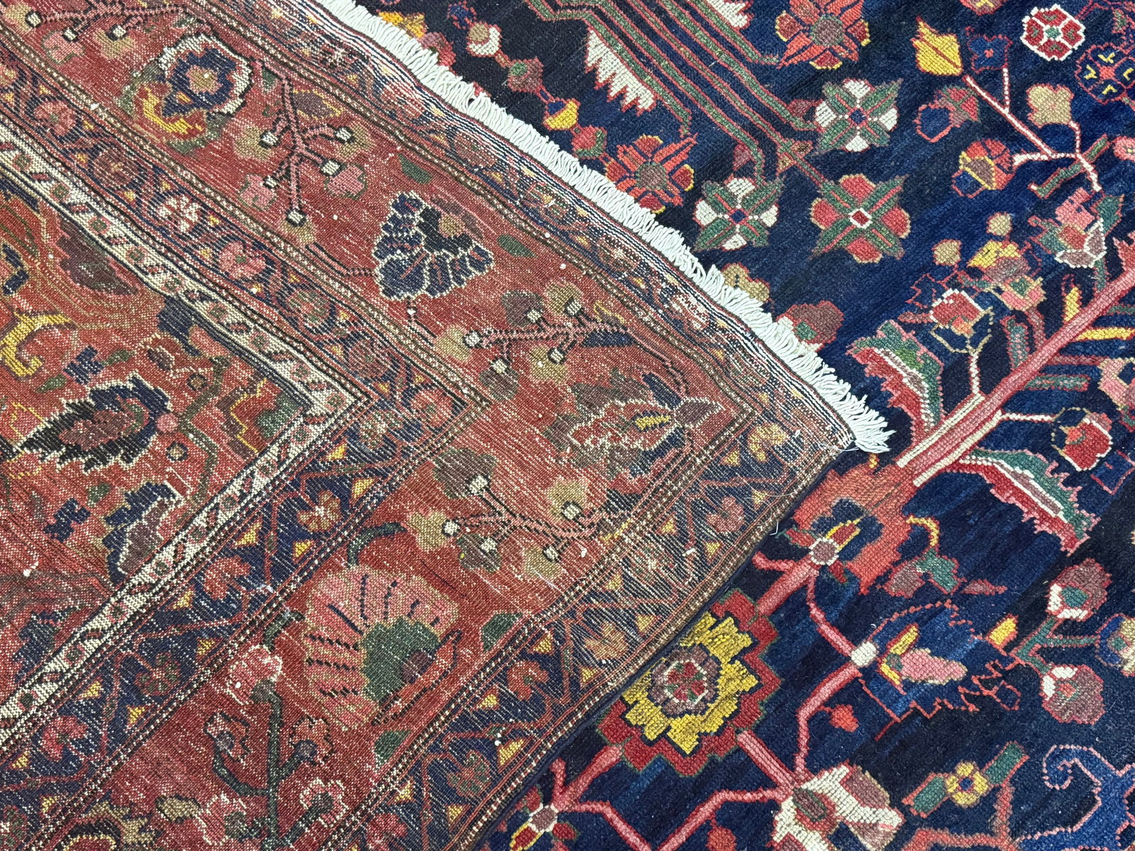 Vintage Bakhtiari Rug 12'6'' X 14'11'' - 7