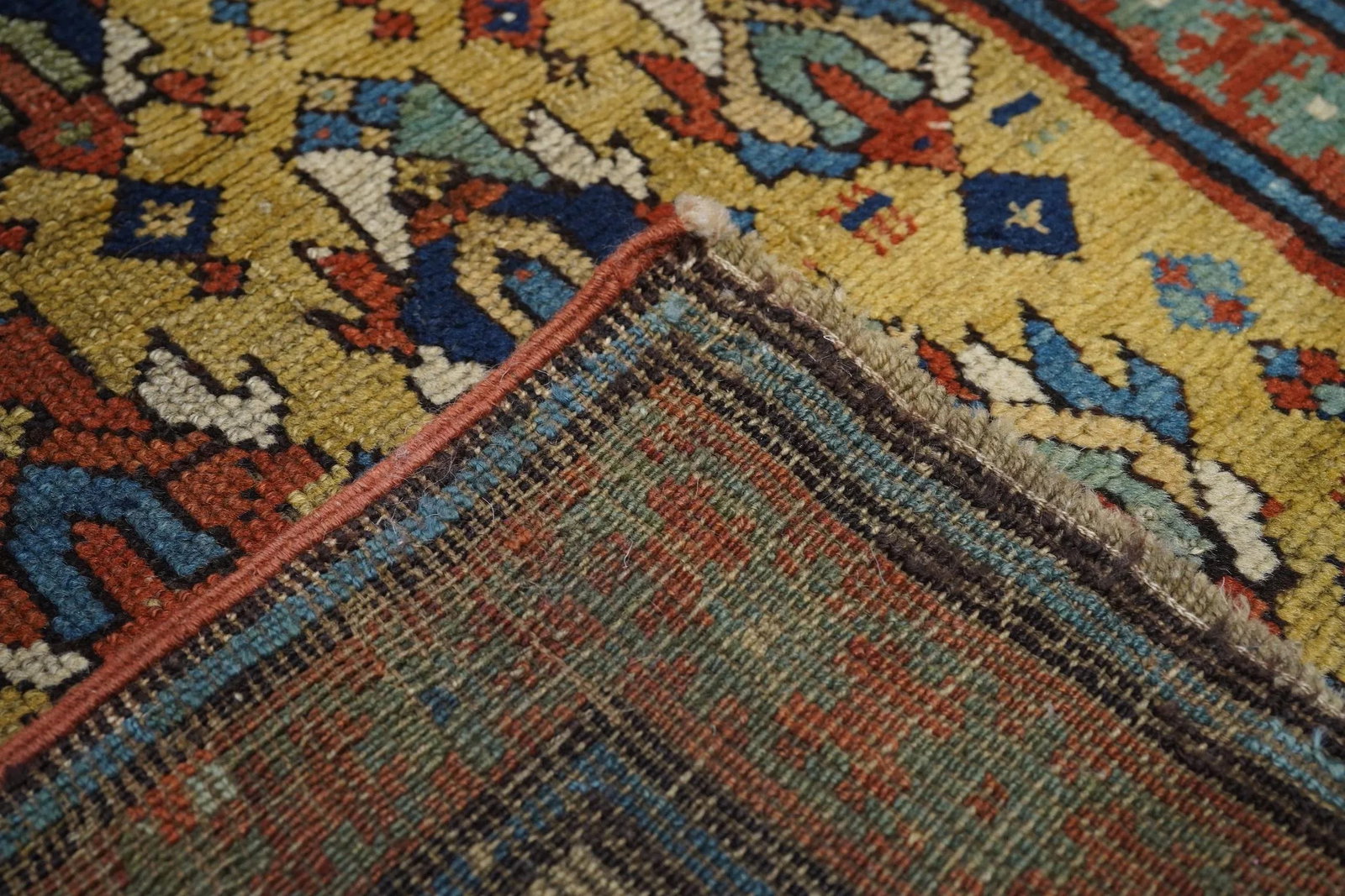 Antique Caucasian Rug 3'8'' X 5'10'' - 7