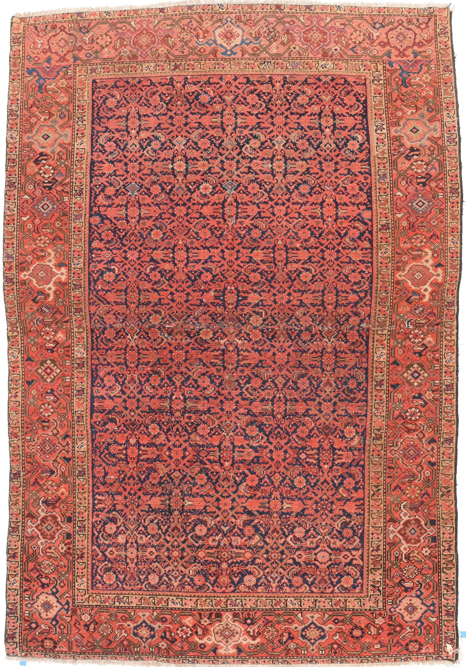 Antique Persian Red Malayer Rug - 4