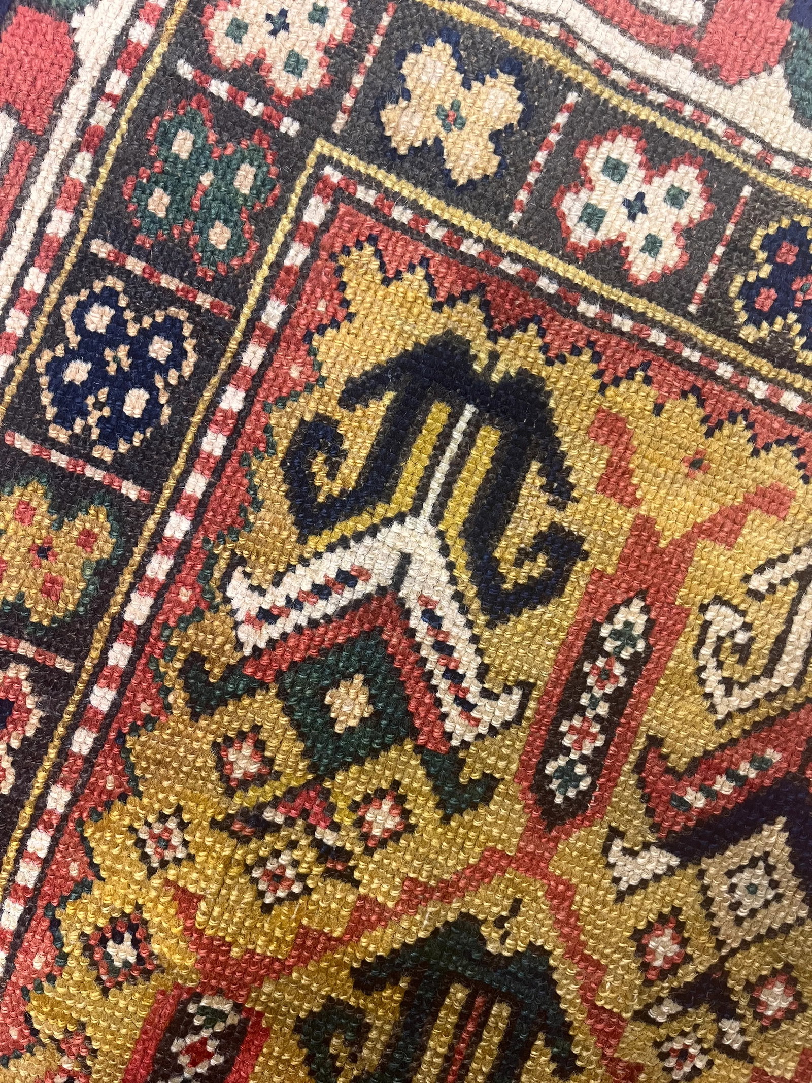 Late 19th Century Kazak Ganjeh Rug 4'1" X 6'0" - 6
