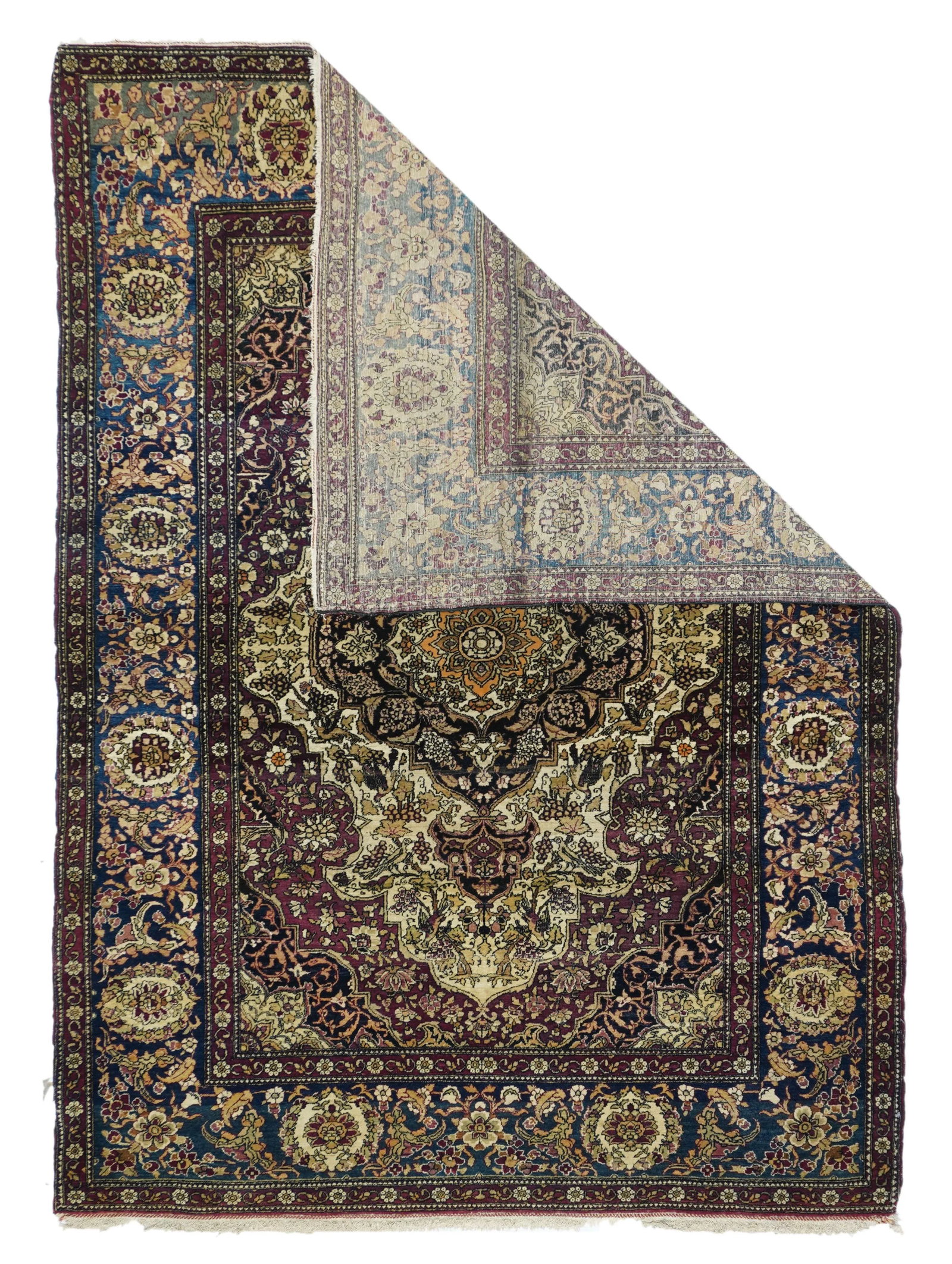 Early 20th Century Persian Tehran Rug 4'7'' X 6'7'' - 2