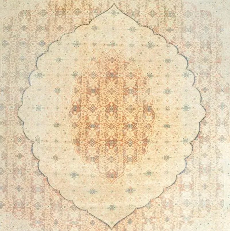 Late 19th Century Fine Persian Haji Jalili Tabriz Rug 9'11" X 11'9" - 5