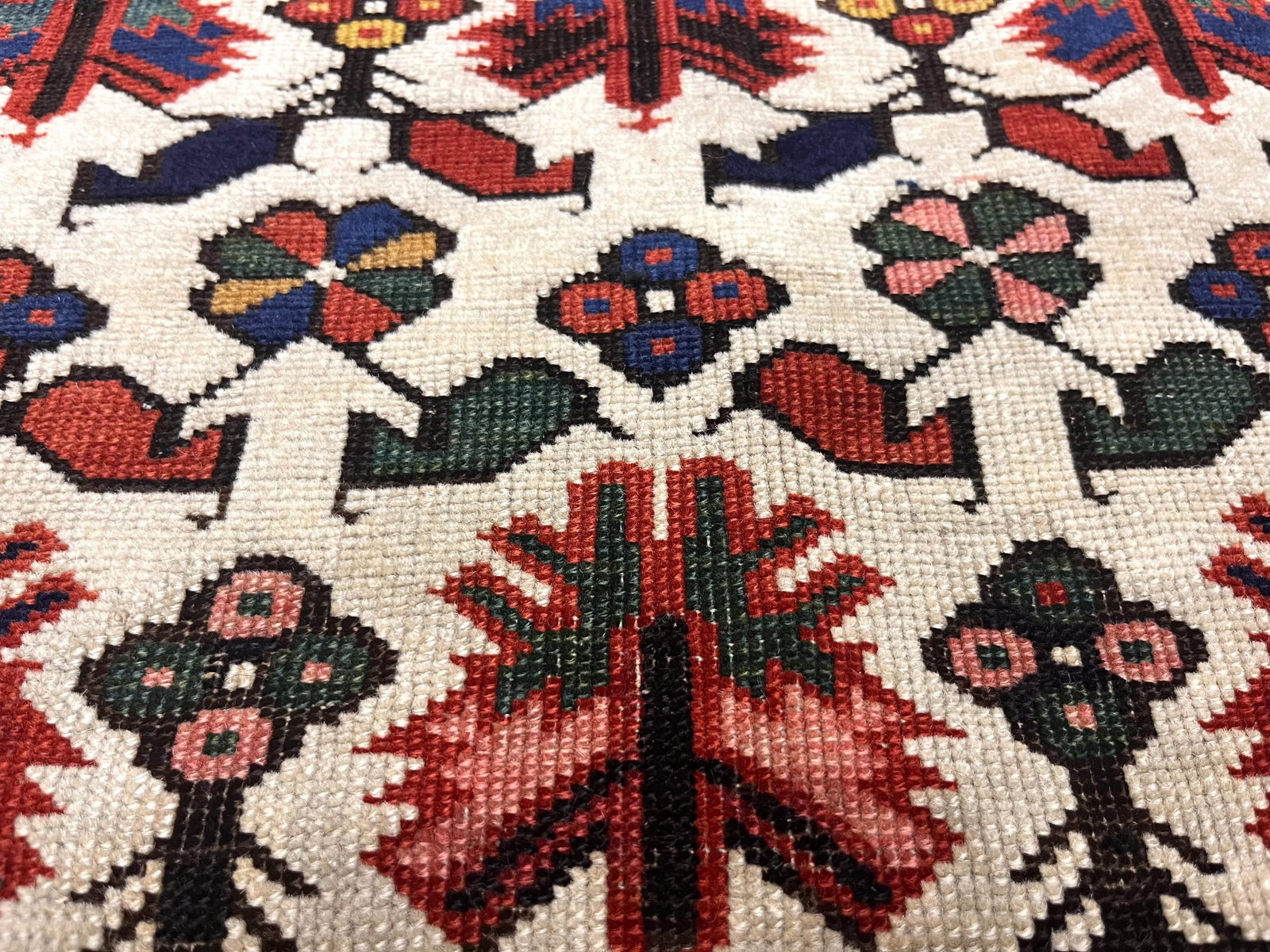 Late 19th Century Caucasian Kuba Rug 2'11" X 5'3" - 3