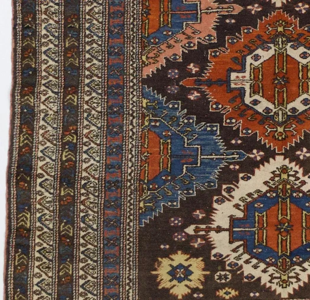 Late 19th Century Caucasian Shirvan Rug 5'6" X 6'1" - 5