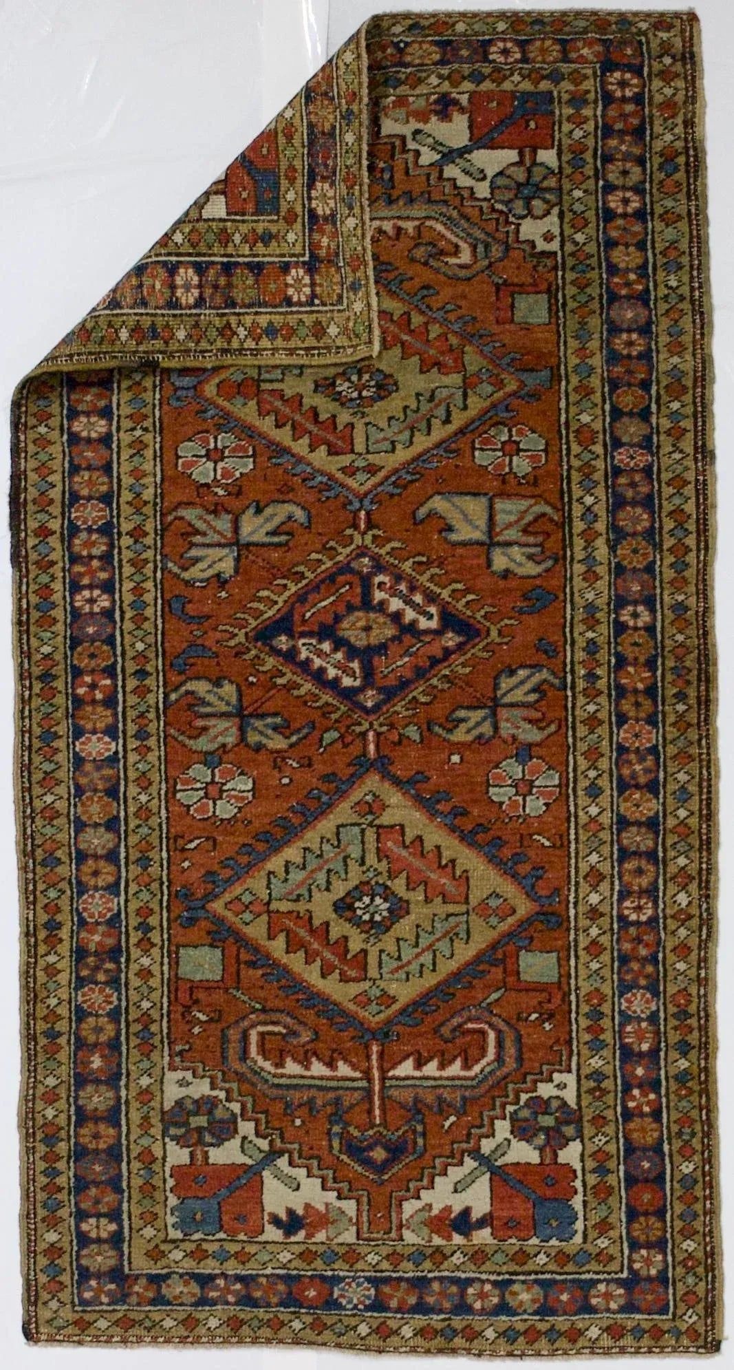 Late 19th Century Persian Heriz Rug 3'0" X 5'10" - 2