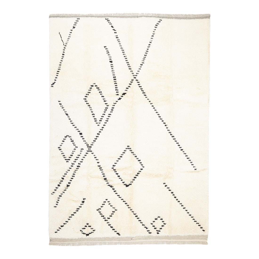 Fine Vintage Moroccan Wool Rug 8'6" X 11'7" (1 of 6)