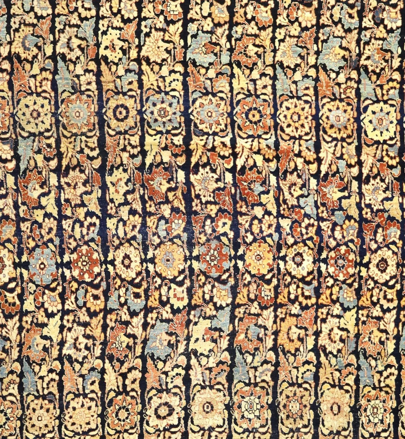 Antique Persian Haji Jalili Tabriz Rug 10'6" X 13'9" - 3