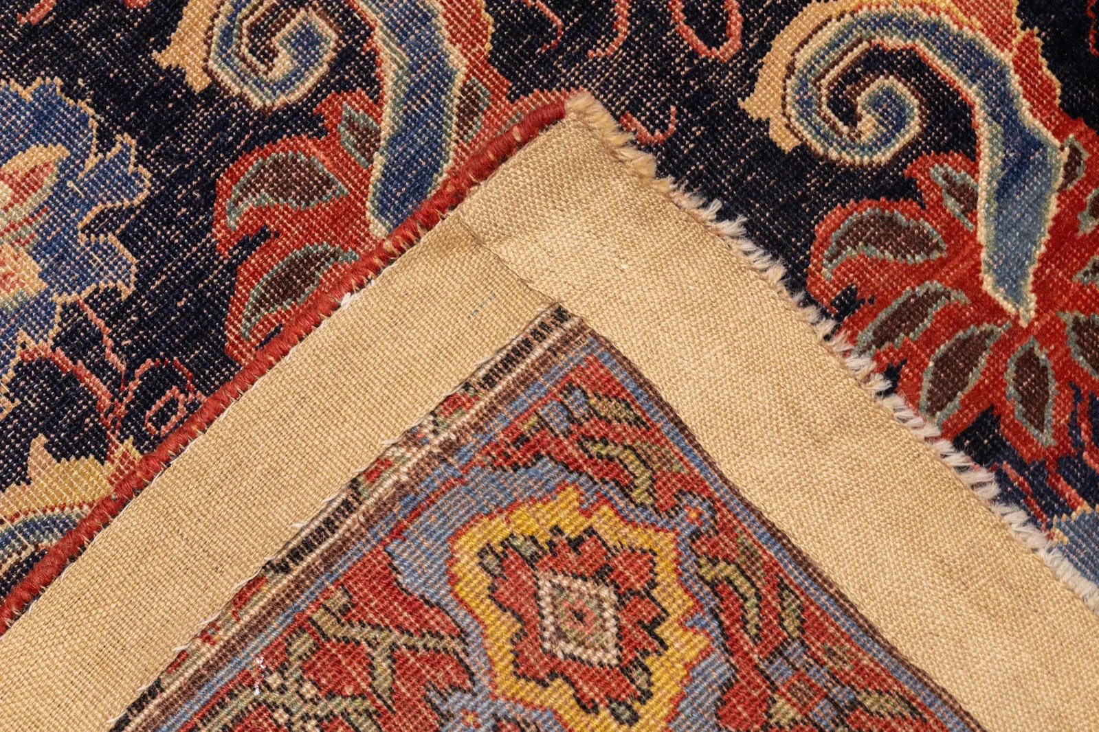 Antique Persian Bidjar Rug 7'1'' X 13'7'' - 4