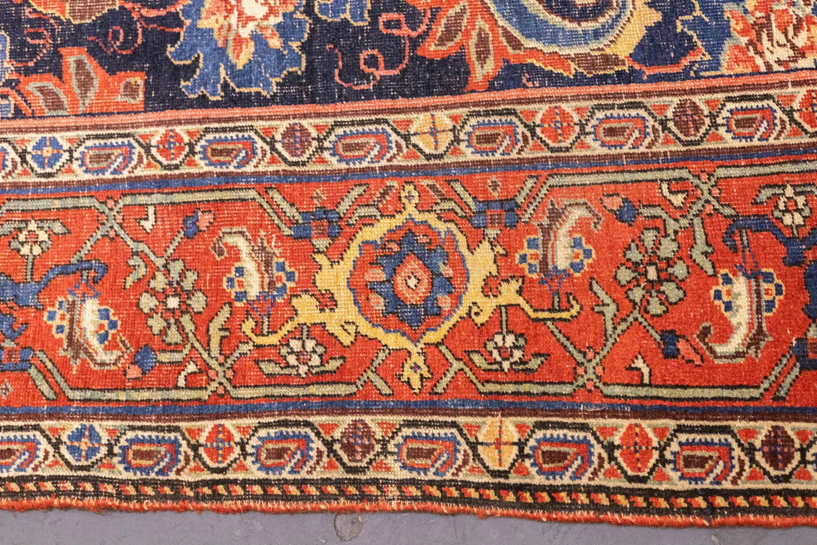 Antique Persian Bidjar Rug 7'1'' X 13'7'' - 5