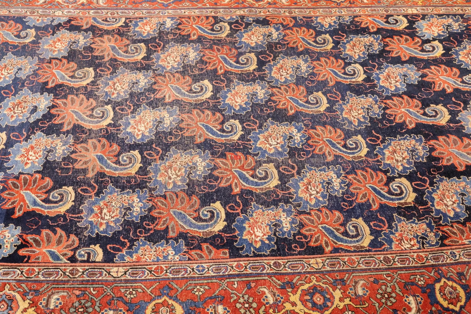 Antique Persian Bidjar Rug 7'1'' X 13'7'' - 7